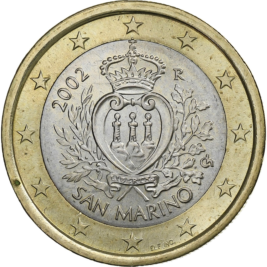Saint Marin , Euro, 2002, Rome, Bimétallique, SPL, KM:446