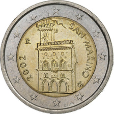 San Marino, 2 Euro, 2002, Rome, Bi-Metallic, MS(63), KM:447