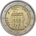 San Marino, 2 Euro, 2002, Rome, Bi-Metallic, MS(63), KM:447