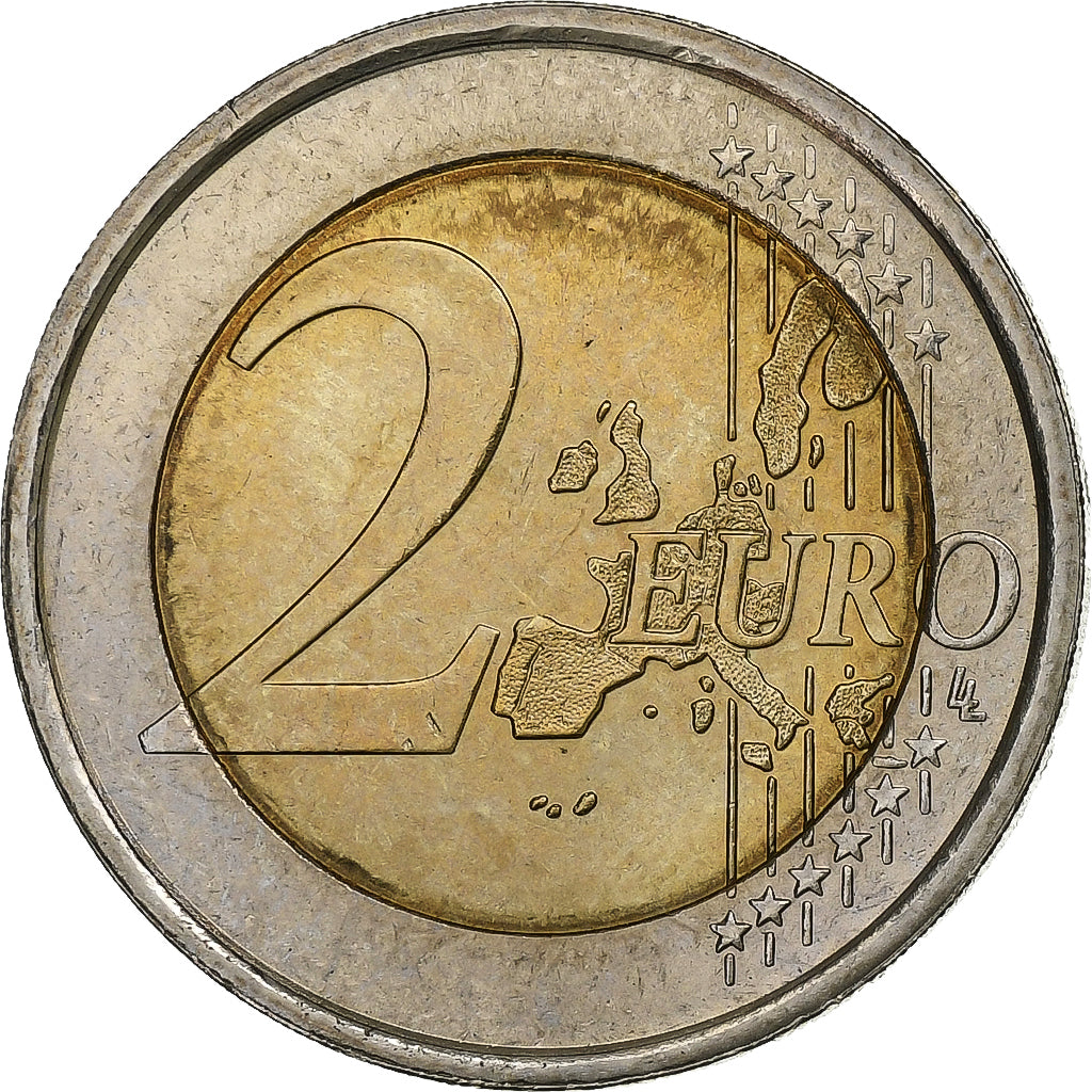 San Marino, 2 Euro, 2002, Rome, Bi-Metallic, MS(63), KM:447