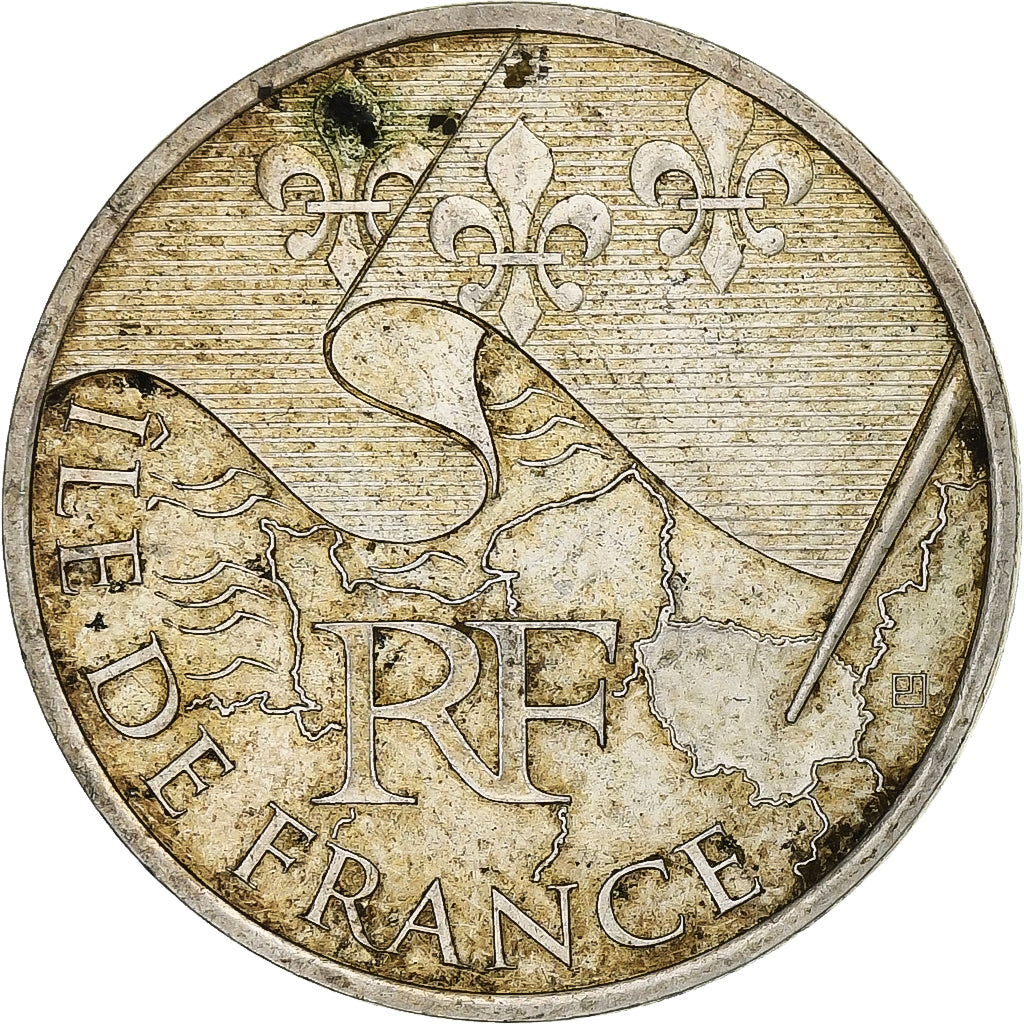 France, 10 Euro, Ile De France, 2010, Argent, TTB