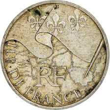 France, 10 Euro, Ile De France, 2010, Argent, TTB