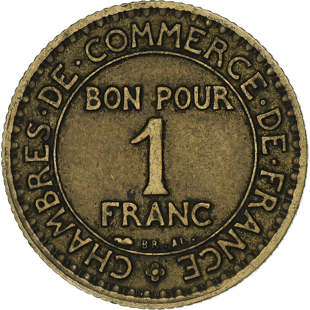 Francja, Franc, 1926, Bronze-Aluminum, VF(30-35)