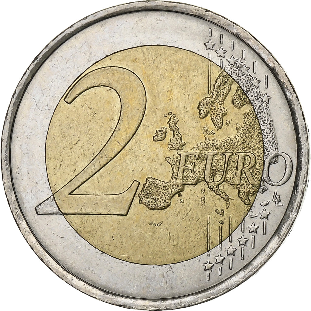 Spain, 2 Euro, 2016, Madrid, Bi-Metallic, AU(55-58)