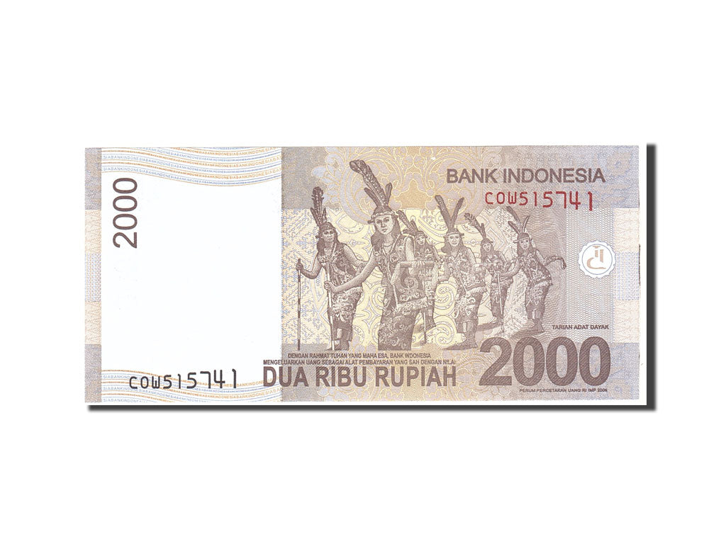 Banknote, Indonesia, 2000 Rupiah, 2014, Undated, KM:148d, UNC(65-70)
