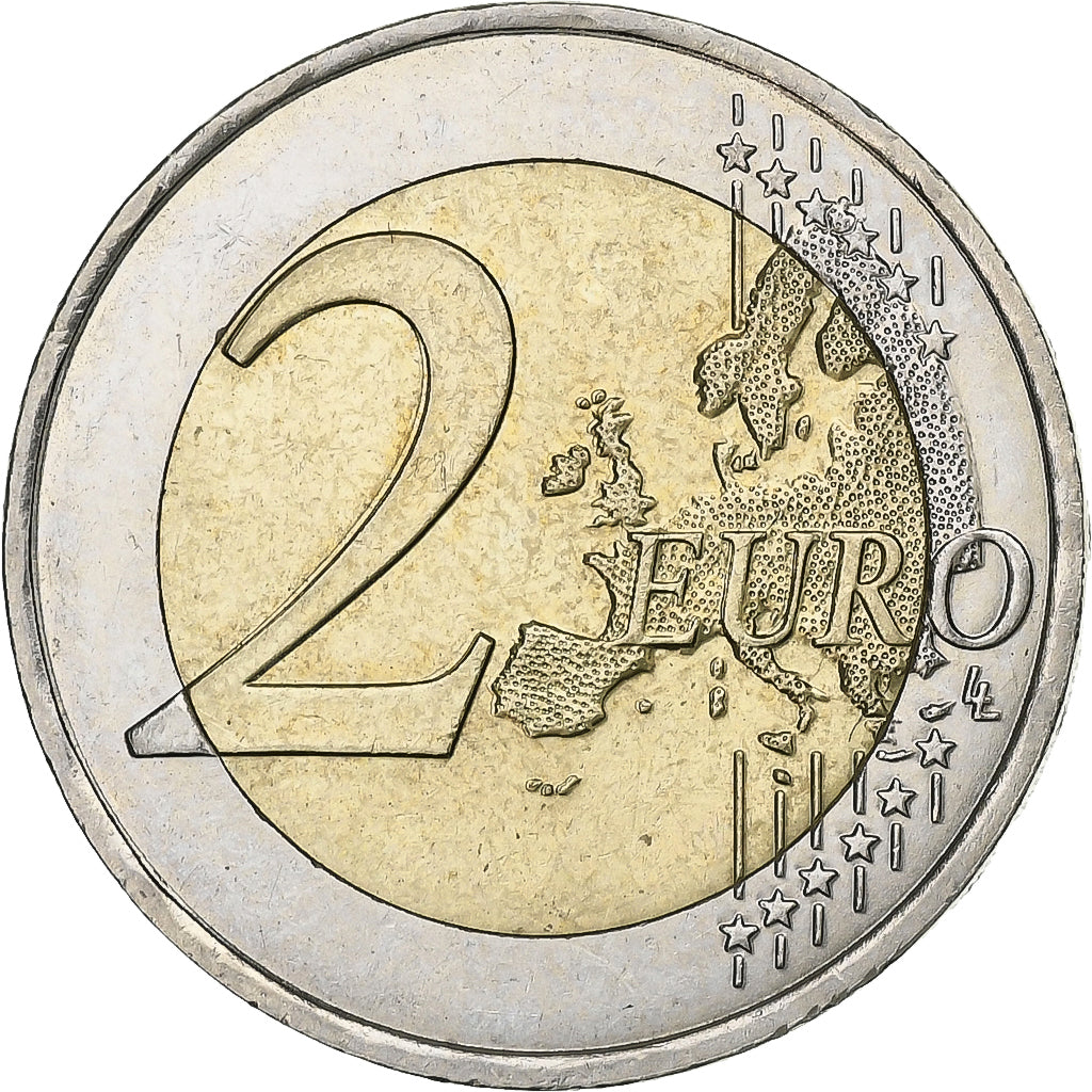 France, 2 Euro, Centenaire du décès d'Auguste Rodin, 2017, Bi-Metallic