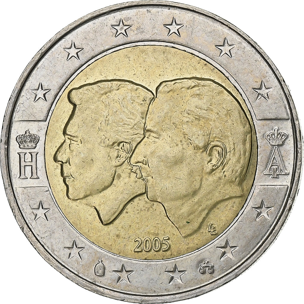 Belgique, Albert II, 2 Euro, 2005, Bruxelles, Bimétallique, TTB, KM:240