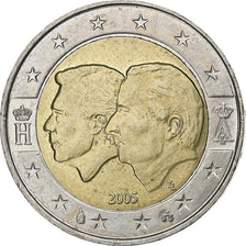 Belgique, Albert II, 2 Euro, 2005, Bruxelles, Bimétallique, TTB, KM:240