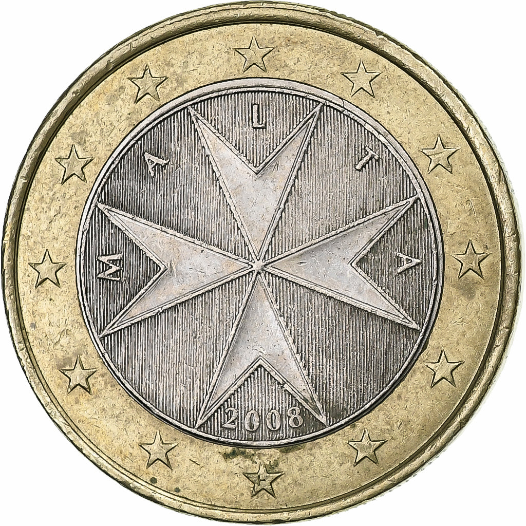 Malte, Euro, 2008, Paris, Bimétallique, TTB+, KM:131