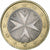 Malta, Euro, 2008, Paris, Bimetálico, MBC+, KM:131