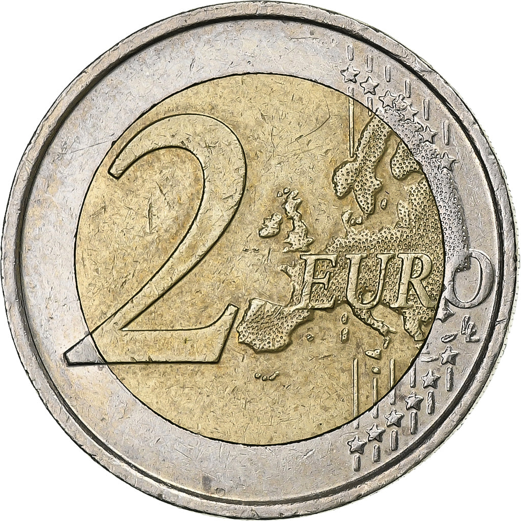 Belgium, 2 Euro, 10 ANS DE L'EURO, 2012, Bi-Metallic, EF(40-45)