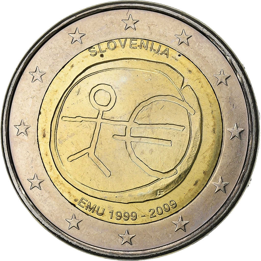 Slovenia, 2 Euro, 2009, Bi-Metallic, MS(63), KM:82