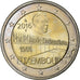 Luxemburgo, 2 Euro, 2016, Bimetálico, MS(63)