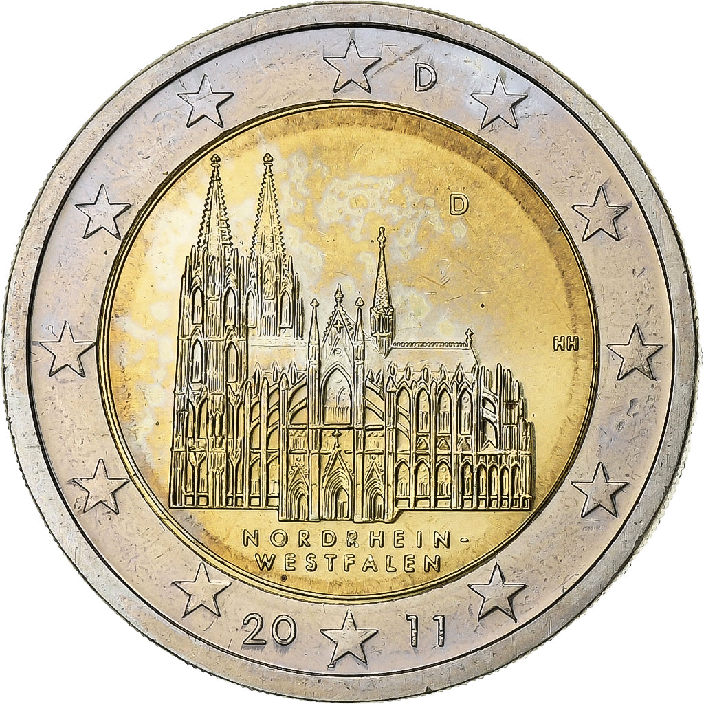 Bundesrepublik Deutschland, 2 Euro, 2011, Munich, Bi-Metallic, UNZ, KM:293