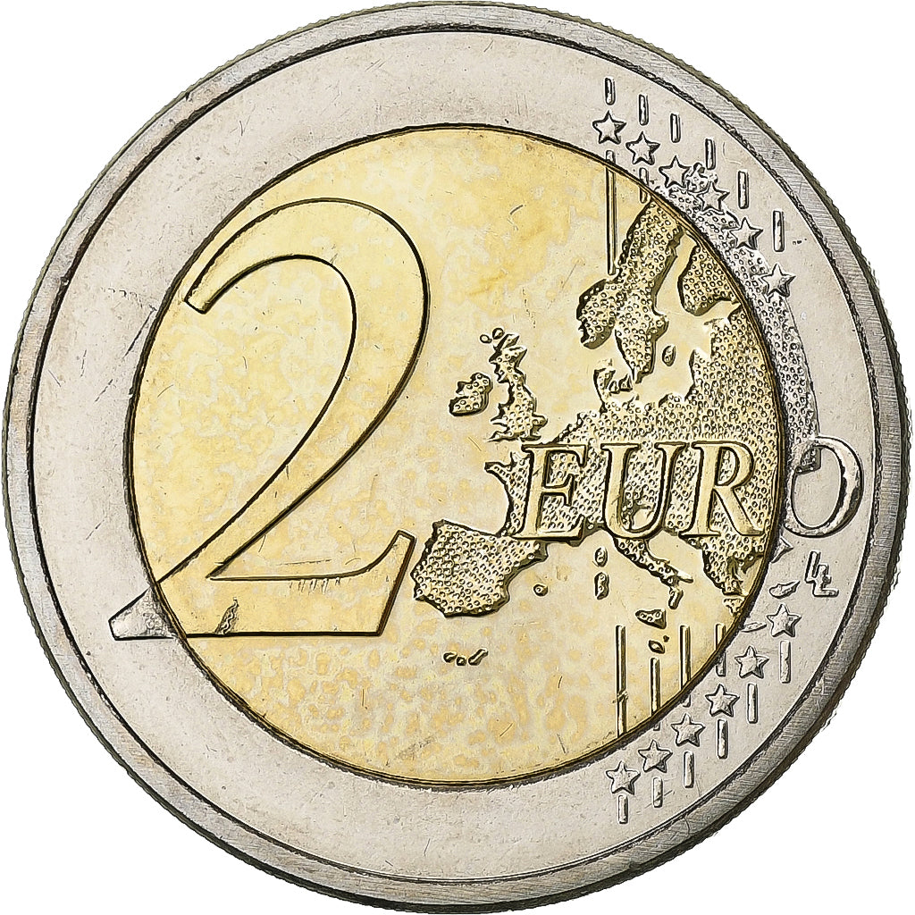 Luxembourg, 2 Euro, 2013, Bi-Metallic, MS(63)