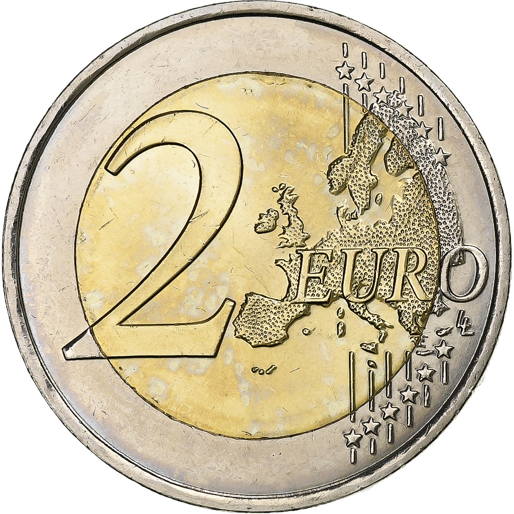 Monaco, 2 Euro, admission à l'O.N.U., 2013, Paris, Bi-Metallic, MS(64), KM:200
