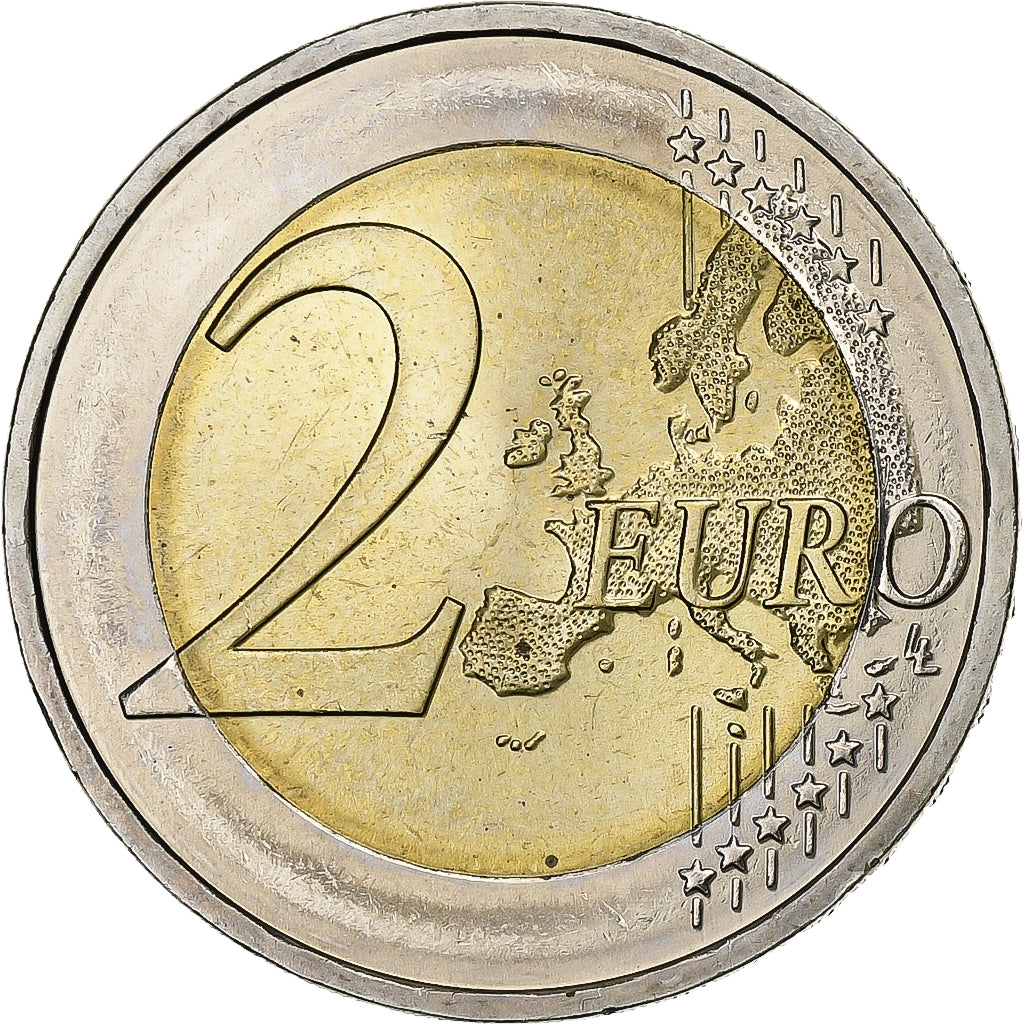 Deutschland, 2 Euro, Traité de l'ELYSEE, 2013, Hambourg, Bi-Metallic, SS+