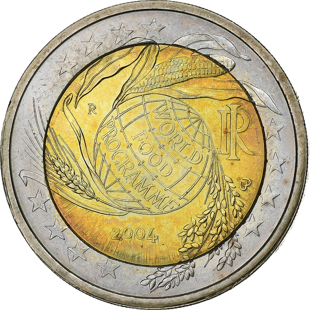 Italy, 2 Euro, 2004, Bi-Metallic, MS(63)