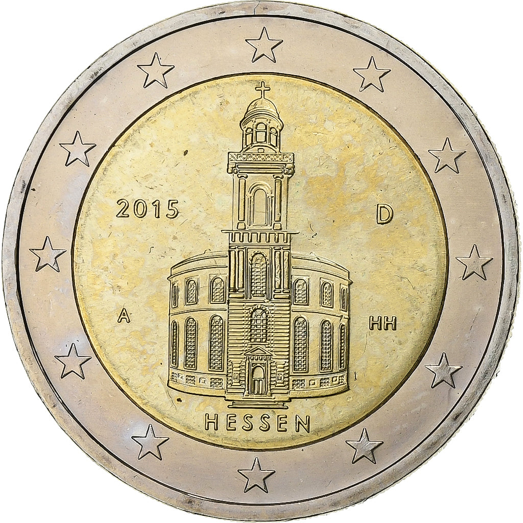 République fédérale allemande, 2 Euro, 2015, Berlin, Bimétallique, SUP+