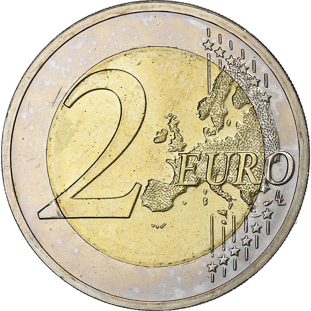 Niemcy, 2 Euro, 2014, Stuttgart, Bimetaliczny, MS(60-62), KM:New