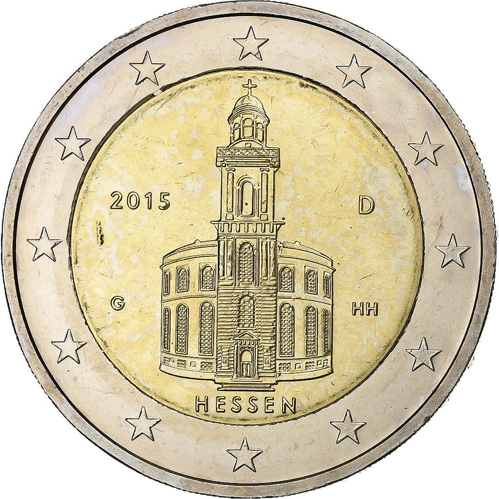 Bundesrepublik Deutschland, 2 Euro, 2015, Karlsruhe, Bi-Metallic, VZ, KM:New