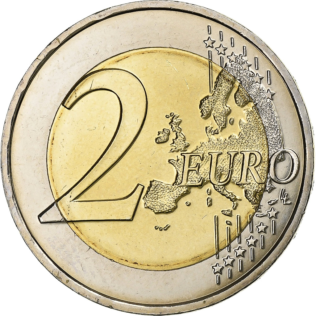 France, 2 Euro, 2015, Paris, Bi-Metallic, MS(63)