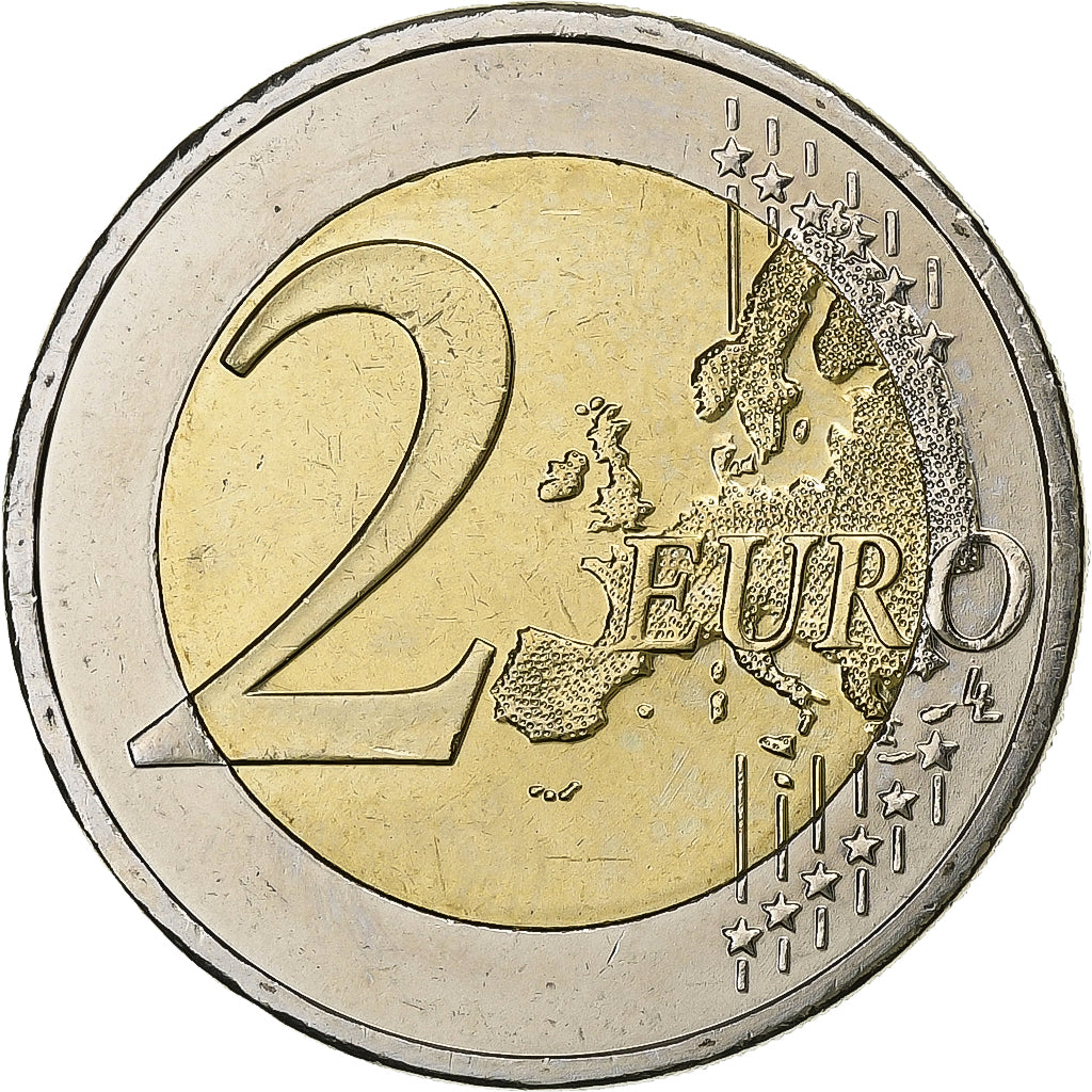 Grecja, 2 Euro, 2013, Athens, Bimetaliczny, MS(63), KM:New