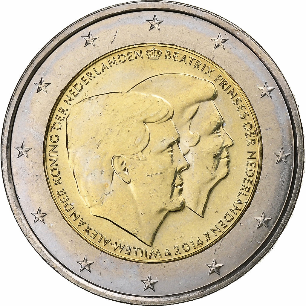 Netherlands, 2 Euro, 2014, Utrecht, Bi-Metallic, MS(63)