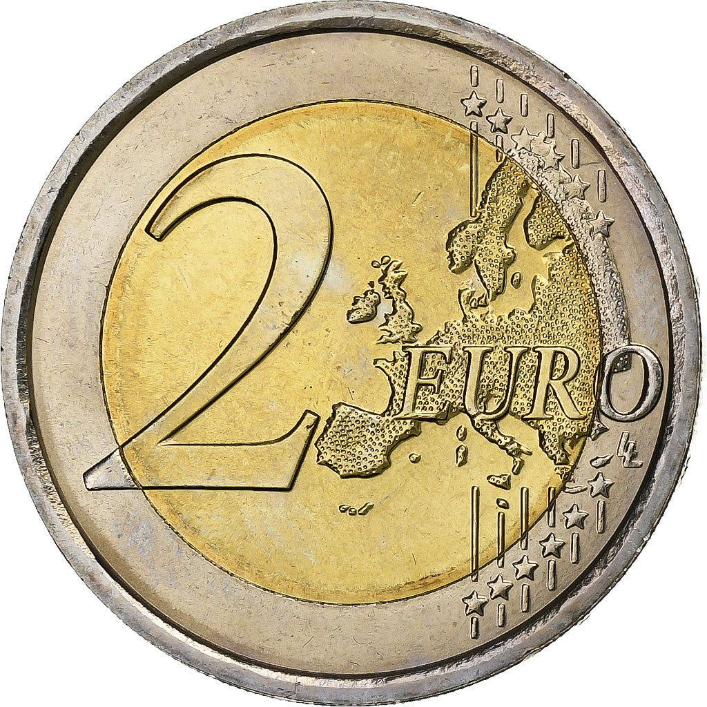 Italia, 2 Euro, 2015, Bimetálico, SC+, KM:New