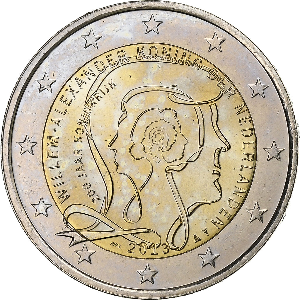 Netherlands, 2 Euro, 2013, Utrecht, Bi-Metallic, MS(63)