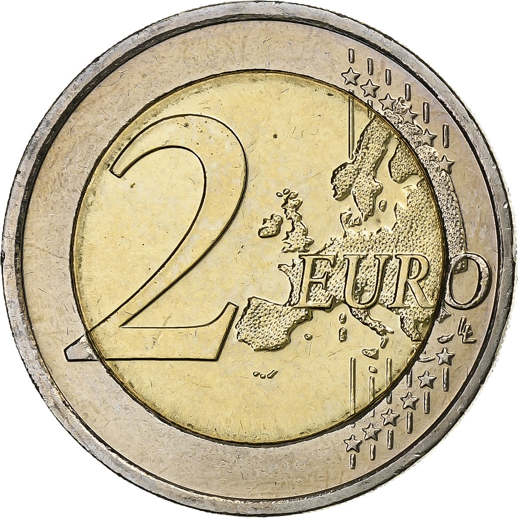 Irlanda, 2 Euro, Hibernia, 2016, SC, Bimetálico, KM:88