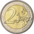 Cyprus, 2 Euro, 10 years euro, 2009, MS(63), Bi-Metallic, KM:89