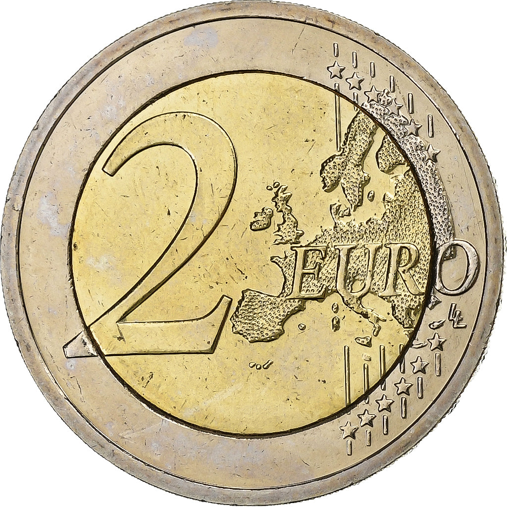 Slovakia, 2 Euro, EMU 10th Anniversary, 2009, Kremnica, MS(63), Bi-Metallic