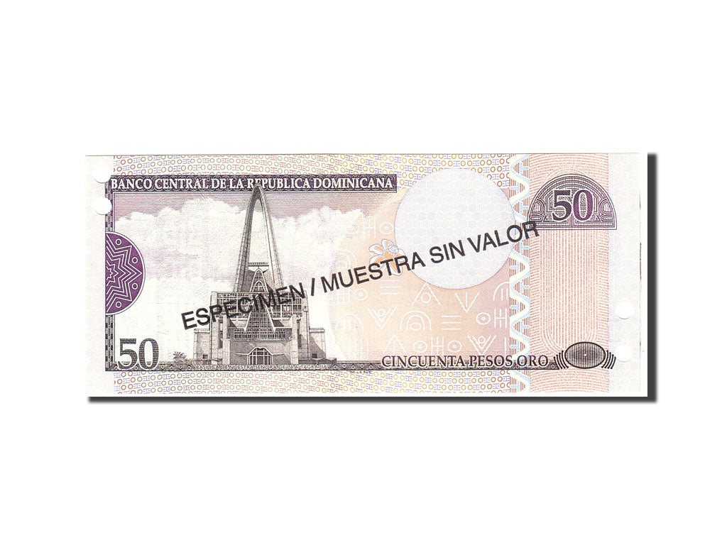 Banknote, Dominican Republic, 50 Pesos Oro, 2002, Undated, KM:170s2, UNC(65-70)