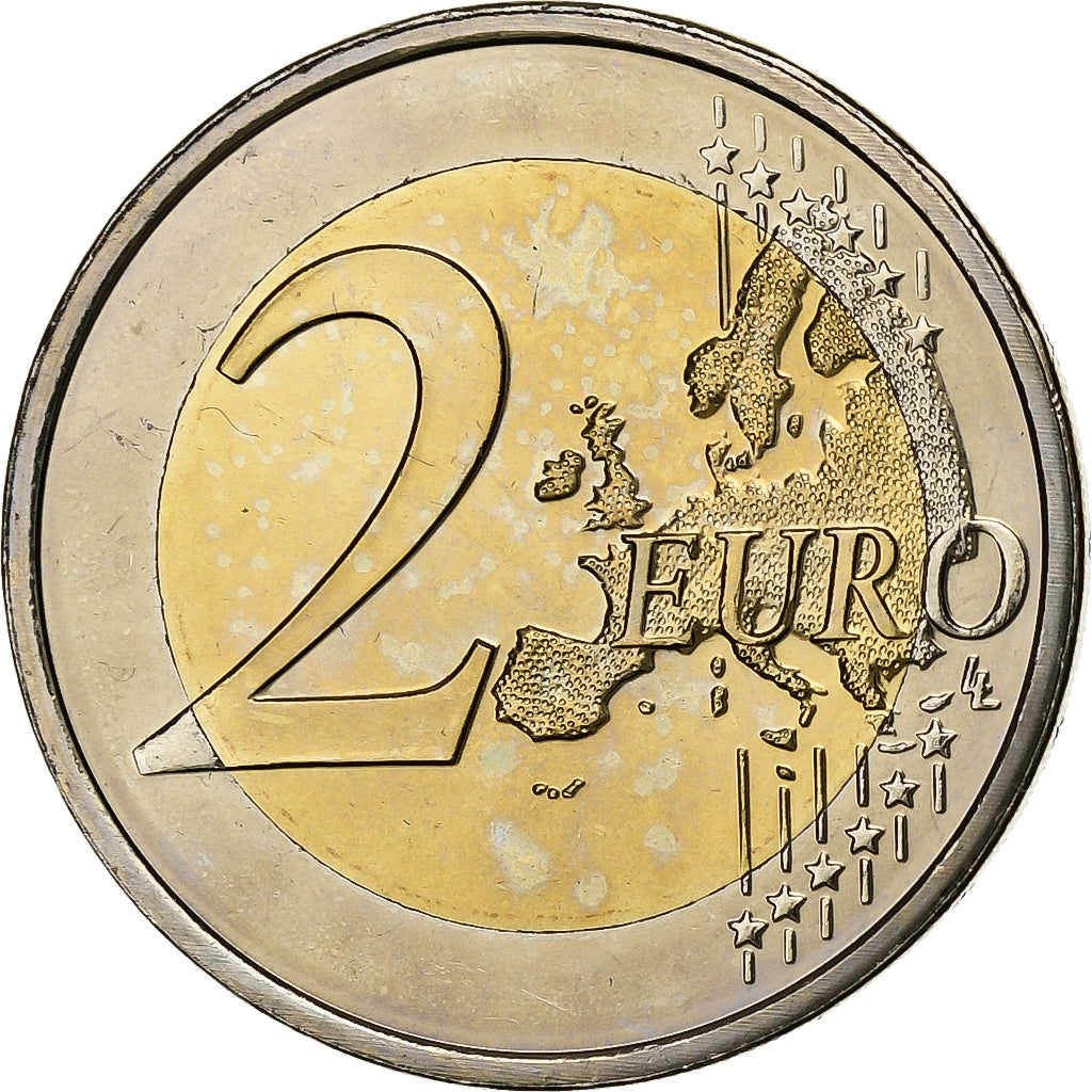 Luxembourg, Henri, 2 Euro, 2009, Utrecht, Bi-Metallic, MS(63), KM:106