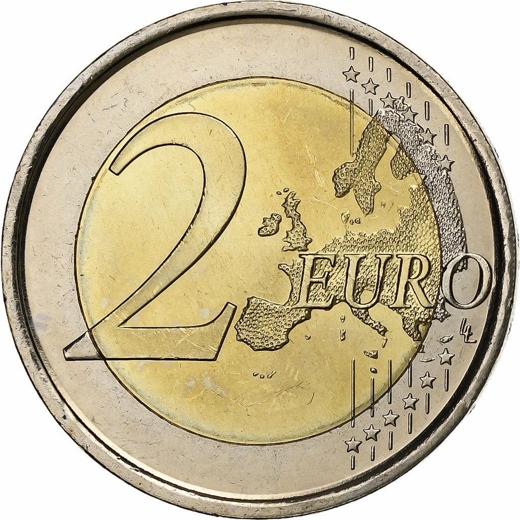 Spanje, 2 Euro, 2014, Madrid, Bi-Metallic, UNC-