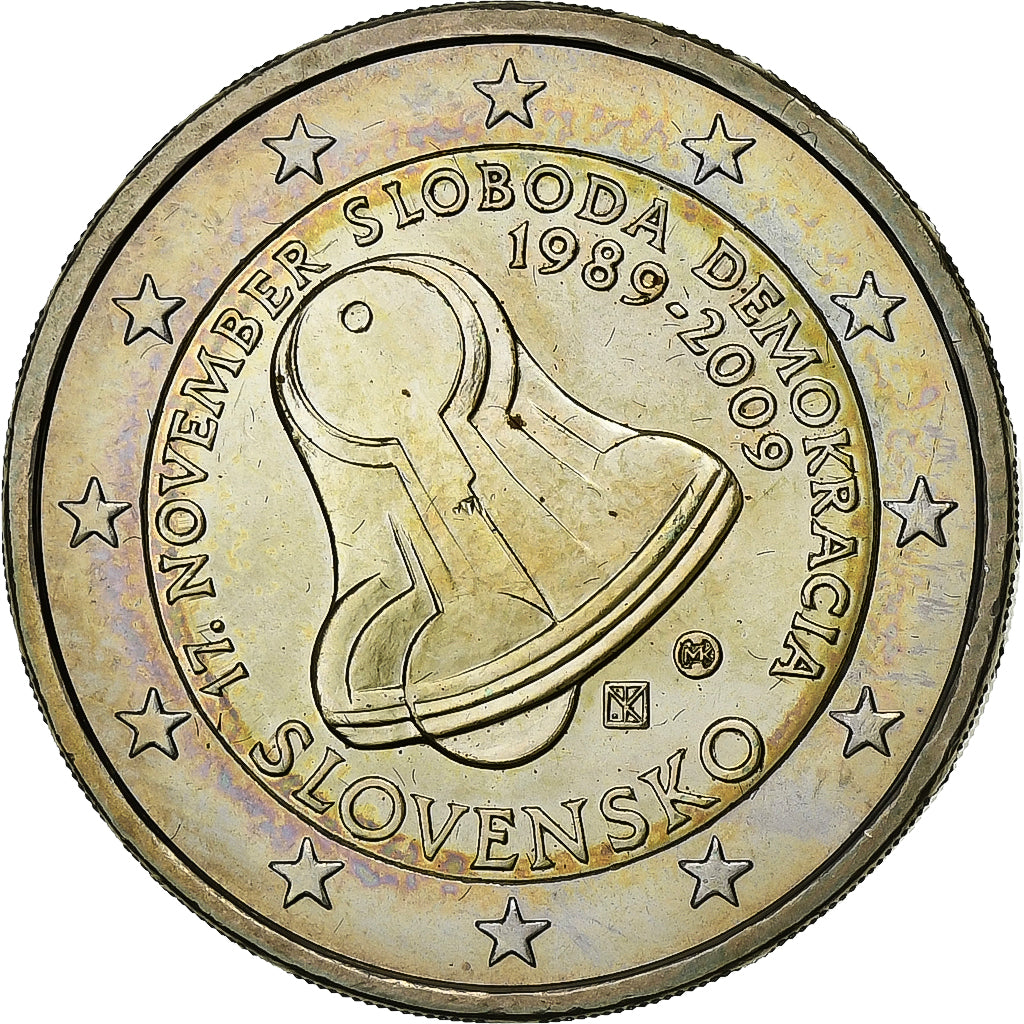 Slovaquie, 2 Euro, 2009, Kremnica, Bimétallique, SPL, KM:107
