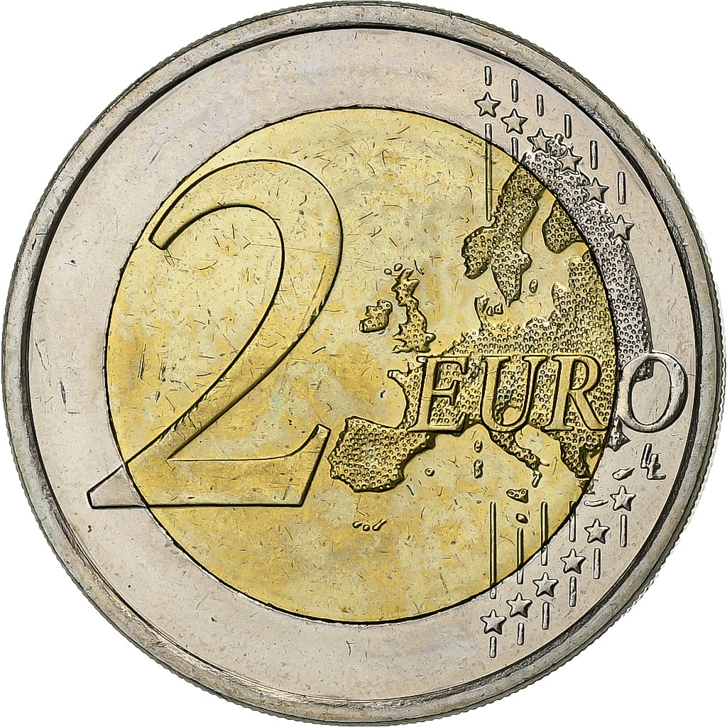Finlandia, 2 Euro, Jean Sibelius, 2015, SC, Bimetálico