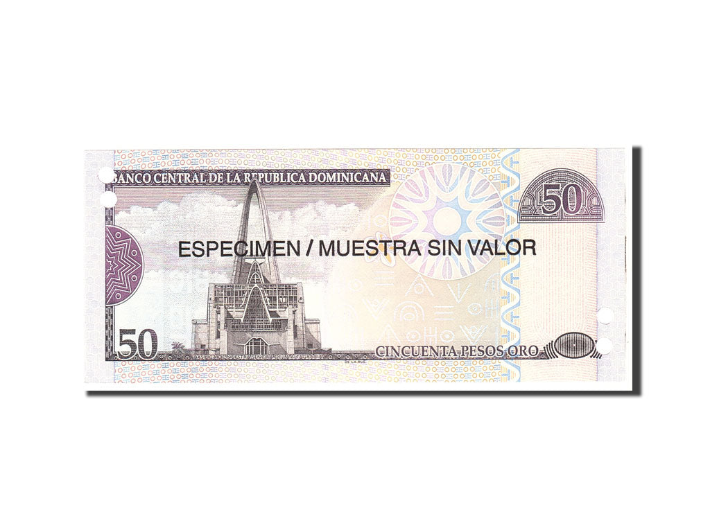 Banknote, Dominican Republic, 50 Pesos Oro, 2006, Undated, KM:176s1, UNC(65-70)