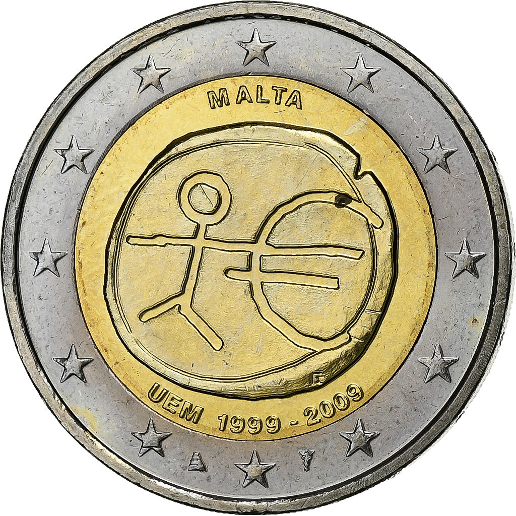 Malta, 2 Euro, 2009, Paris, Bi-Metallic, MS(60-62), KM:134