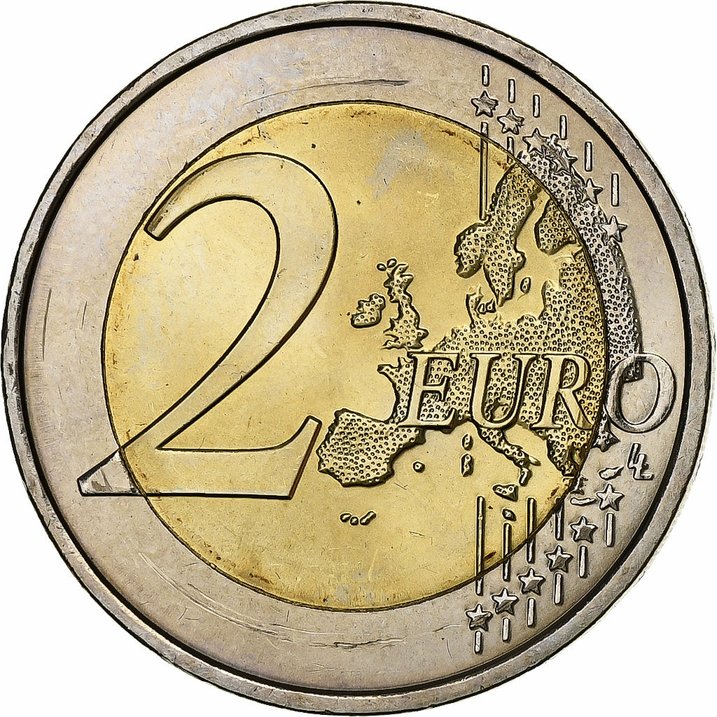 Francja, 2 Euro, 2015, Bimetaliczny, MS(63)