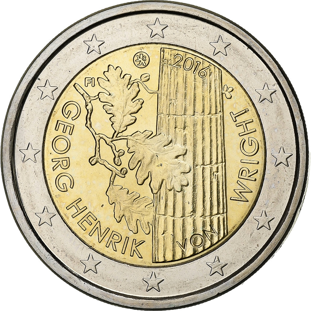 Finlandia, 2 Euro, 2016, Vantaa, Bimetálico, SC