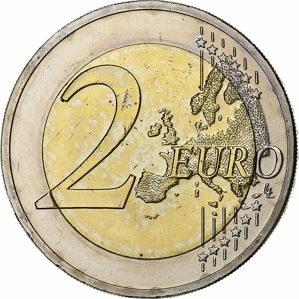 Alemanha, 2 Euro, 2014, Karlsruhe, Bimetálico, AU(55-58)