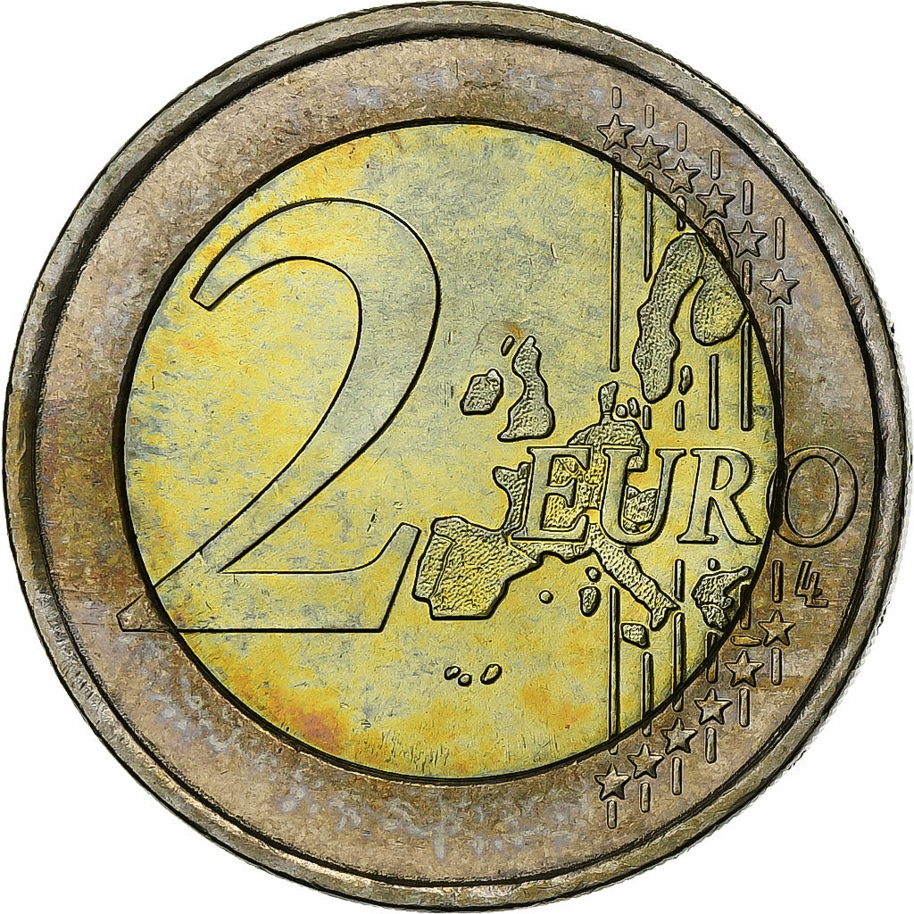 Grecja, 2 Euro, 2004, Athens, Bimetaliczny, MS(63), KM:209