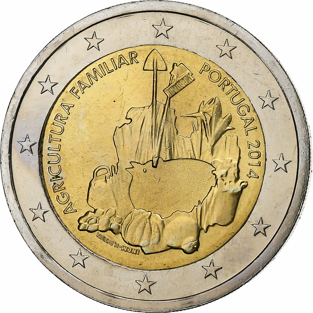 Portugal, 2 Euro, 2014, Lisbon, Bi-Metallic, MS(63), KM:New