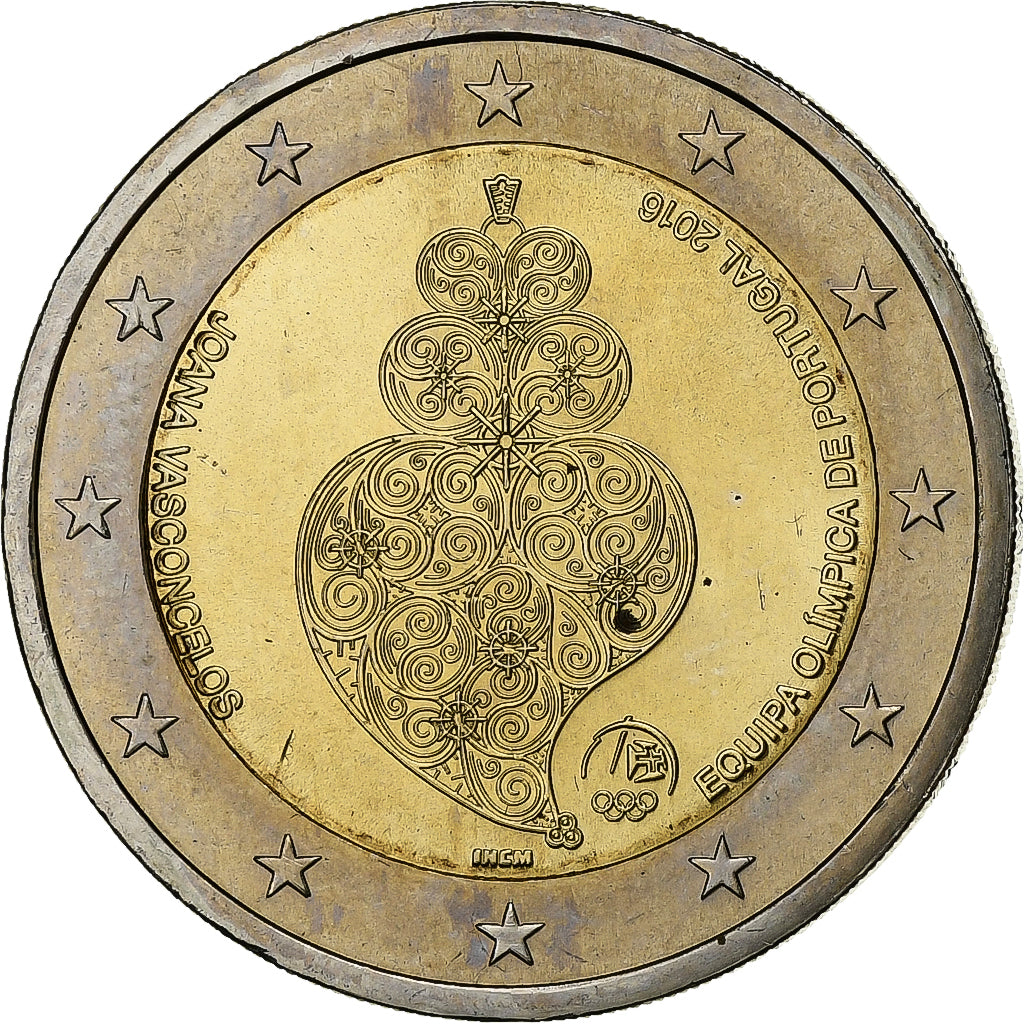 Portugal, 2 Euro, 2016, Bimetálico, SC, KM:New