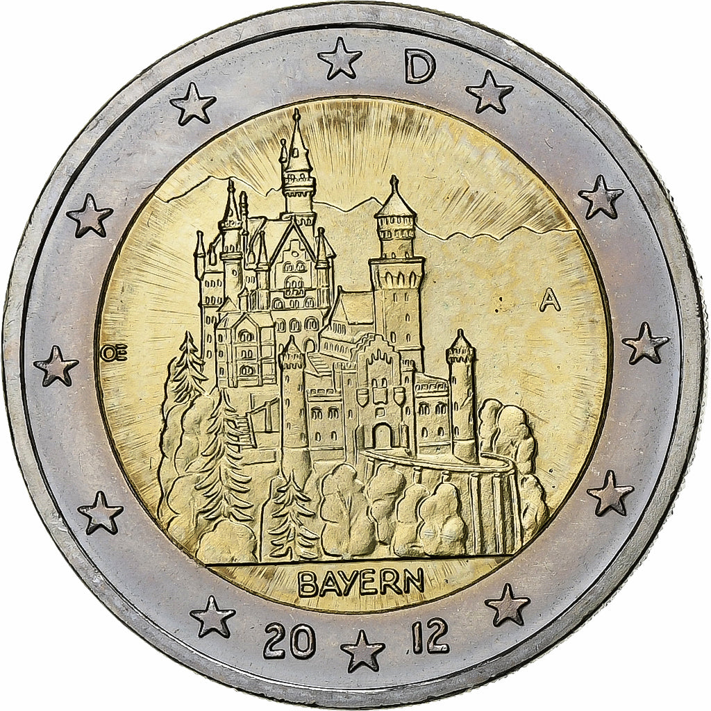Bundesrepublik Deutschland, 2 Euro, 2012, Berlin, Bi-Metallic, UNZ, KM:305