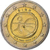 IRELAND REPUBLIC, 2 Euro, 10 ans de l'Euro, 2009, Sandyford, UNZ, Bi-Metallic