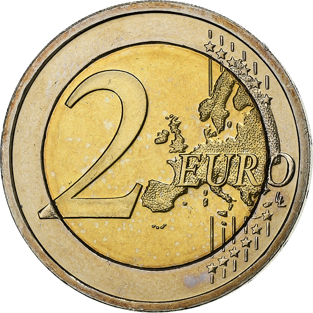 IRELAND REPUBLIC, 2 Euro, 10 ans de l'Euro, 2009, Sandyford, UNZ, Bi-Metallic