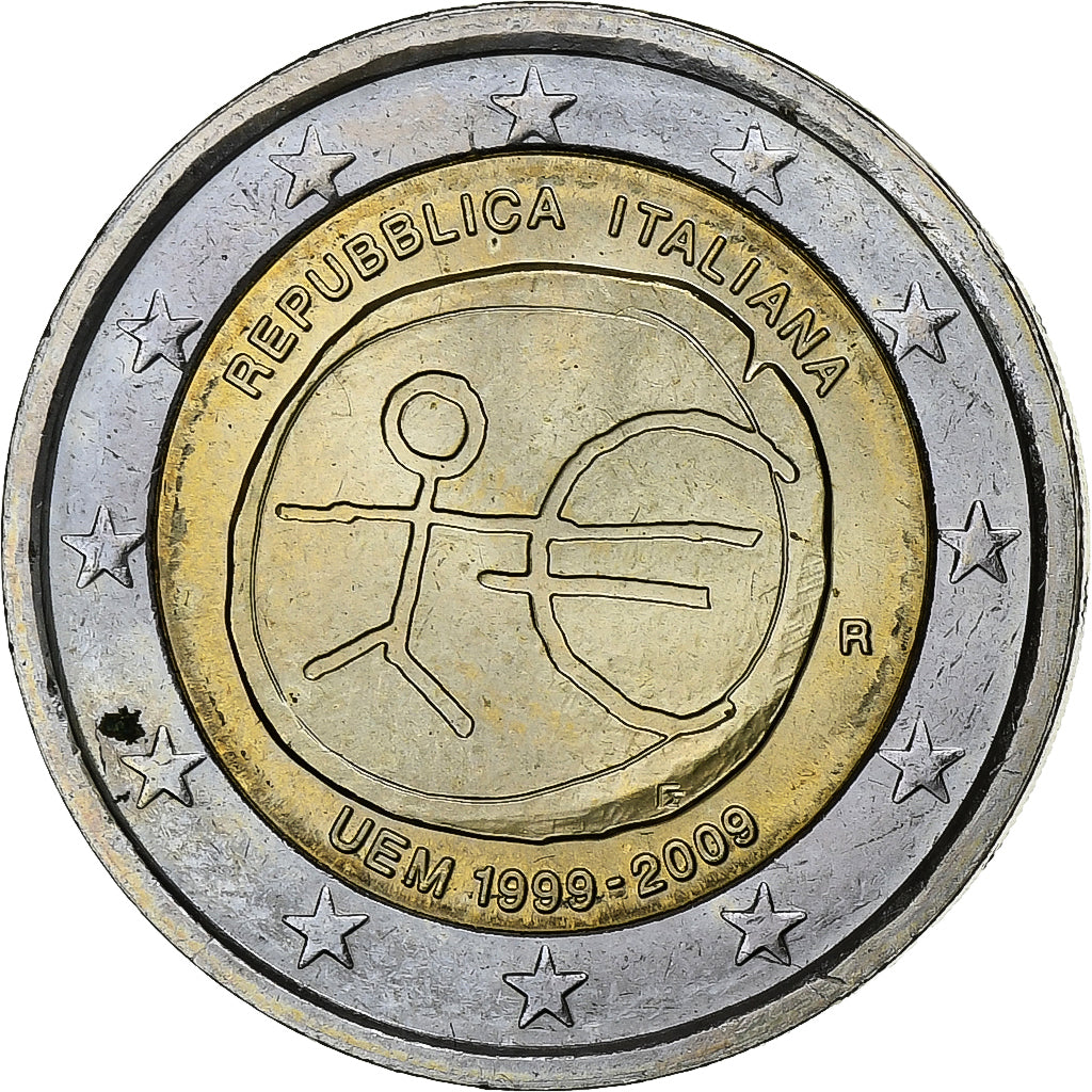 Itália, 2 Euro, 2009, Rome, Bimetálico, MS(63), KM:312